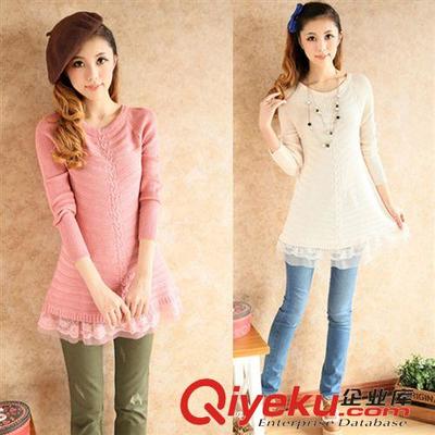 4月份新款 2015新款女裝毛衫中長款針織衫蕾絲修身毛衣女 廠家直銷圖片|4月份新款 2015新款女裝毛衫中長款針織衫蕾絲修身毛衣女 廠家直銷產(chǎn)品圖片由吳愛杰(個(gè)體經(jīng)營)公司生產(chǎn)提供-